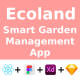 Ecoland | ANDROID + IOS + FIGMA | UI Kit | ReactNative | SMART GARDEN MANAGEMENT APP - Mobile / Native Web
