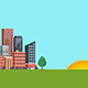 Animated Town Website - HTML5 / Templates