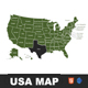Interactive USA Map - HTML5