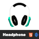 Dynamic Headphone Color - HTML5