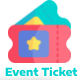 Event Ticket Booking App UI - React Native Template for Users & Event Organizers - Mobile / Native Web