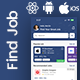 Job Finder & Resume App Template in React Native | FindJob | Multi Language - Mobile
