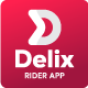 Delix Courier and Parcel Delivery Flutter Rider App - Mobile / Flutter / Full Applications