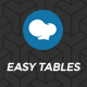 Easy Tables - Table Manager for WPBakery Page Builder - WordPress / Add-ons