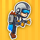 Jet Man HTML5 Construct 3 Game - HTML5 / Games