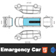 Interactive Emargency Car diagram - HTML5