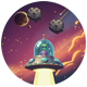 Galactic Odyssey - Construct 3 Game (HTML5, AdMob, C3P) - HTML5 / Games