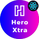 HeroXtra - React JS Hero Section Template - JavaScript