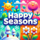 Happy Seasons Game - Educational Game - Kids Game - HTML5 / Games