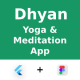 Yoga & Meditation App | UI Kit | Flutter | Figma FREE | Life Time Update | Dhyan - Mobile / Flutter