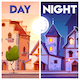 Day And Night - HTML5 Game,Construct 3 - HTML5 / Games