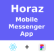 Fun Mobile Messenger App | UI Kit | ReactNative | Figma FREE | Life Time Update | Horaz - Mobile / Native Web
