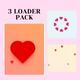 Beautiful CSS3 Website Loaders – Valentine's Day Love-Themed Loader Pack (3 Styles) - CSS / Animations and Effects