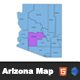 Interactive Arizona Clickable MAP - HTML5