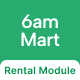 6amMart Car Rental Module Addon - PHP Scripts / Add-ons