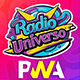 Radio Universal - Todo Players HTML5 ShoutCast, Icecast