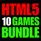 10 Game Bundle - HTML5 Construct3 Admob - HTML5 / Games