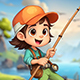 Fishing Guy HTML5 Construct 3 Game - HTML5 / Games