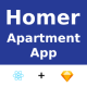 Rent Apartment/Home Search&Book App | UI Kit | ReactNative | Sketch FREE | Life Time Update | Homer - Mobile / Native...