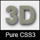 3D Text Effect - CSS3 - CSS / Animations and Effects