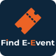 Find E-Event - Event Management System & Ticket Booking Website with Admin Panel (MERN Stack) - JavaScript