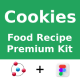 Cookies App ANDROID + IOS + FIGMA | UI Kit | Ionic | Food Recipe Premium App - Mobile / Native Web