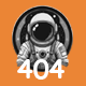Astronaut – Error 404 Animated Pages - HTML5