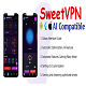 SweetVPN – AI-Powered Galaxy VPN Interface - Mobile / Flutter