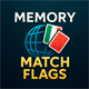 Memory Match Flags - HTML5 Game (Phaser 3) - 1000 Levels - HTML5 / Games