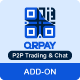 QRPay P2P Trading and Chat Add-on - Mobile / Flutter / Full Applications