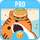 Hungry Cat (PRO) - BUILDBOX CLASSIC - IOS - Android - Reward video - Mobile / iOS
