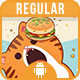 Hungry Cat (REGULAR) - ANDROID - BUILDBOX CLASSIC game - Mobile / Android