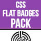 Flat Badges Vol. 1 - JavaScript / Miscellaneous