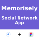 Social Network App ANDROID + IOS + FIGMA | UI Kit | Ionic | Life Time Update | Memorisely - Mobile / Native Web