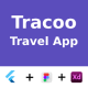 Travel Mobile App | UI Kit | Flutter | Figma + XD FREE | Tracoo - Mobile / Flutter
