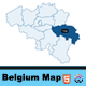 Interactive Belgium Map - HTML5