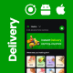 6 App Template| Multi-Vendor, Multi-Category Delivery App| Food, Pharmacy & More| Ionic 8| DeliQuick - Mobile / Nativ...