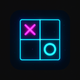 Neon Tic Tac Toe - HTML5