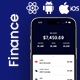 Crypto App Android + Crypto App iOS Template | Finance & Crypto App Template | React Native |FinMart - Mobile
