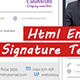 HTML Email Signature Template – Modern, Responsive & Fully Customizable - HTML5 / Templates