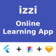 Online Learning App ANDROID + IOS + FIGMA + Sketch | UI Kit | Flutter | Izzi - Mobile / Flutter