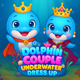 Dolphin Couple Underwater Dress Up [ Construct 3 , HTML5 ] - HTML5 / Games