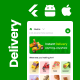 6 App Template| eCommerce| Cab Booking| Peer 2 Peer Delivery Products & Services Delivery| DeliQ 2.0 - Mobile / Flutter