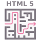Classic Maze Puzzle Game – HTML5, CSS3 & JavaScript - HTML5 / Games