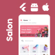 4 App Template | Multi-Salon Appointment Booking and Management | Flutter | Makeover - Mobile / Flutter