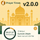 Prayer Times, Qibla and Quran - Mobile / Flutter / Full Applications