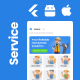 4 App Template | On-Demand Home Services Booking App Template | Multi-Service Platform | ServeBook - Mobile / Flutter