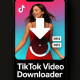 TikTok Video Downloader Kit — Fast & Responsive HTML5 Tool - HTML5 / Miscellaneous