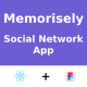 Social Network App ANDROID + IOS + FIGMA | UI Kit | ReactNative CLI | Life Time Update | Memorisely - Mobile / Native...