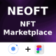 NFT MarketPlace App ANDROID + IOS + FIGMA | UI Kit | Ionic | NeoNFT - Mobile / Native Web